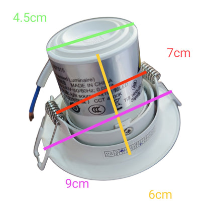 Philips 3W LED Spot Light Downlight 220V Cool White 4000K Pomeron 59774 Swivel type