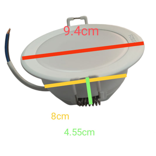 Philips 5W LED Downlight Meson Scene Switch 220V Tri Color 2700K-4000K-6500K
