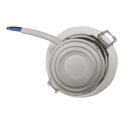 Light fixture with wiring on a white background