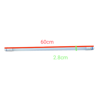 Philips 8W LED fluorescent tube measuring 60cm in length and 2.8cm in diameter