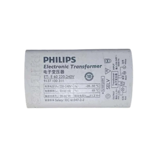 Philips Electronic Transformer 220V Input 11.3V Output ETE-60 220V