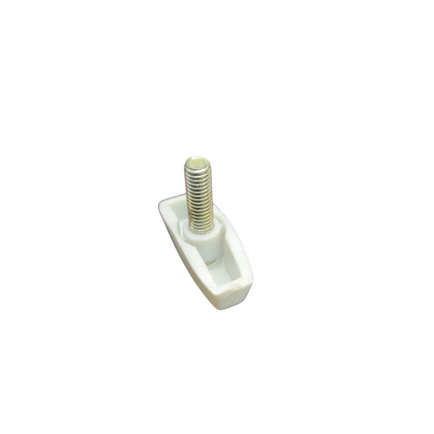 Screw Knob Lock 3cm x 5mm with Plastic White Handle