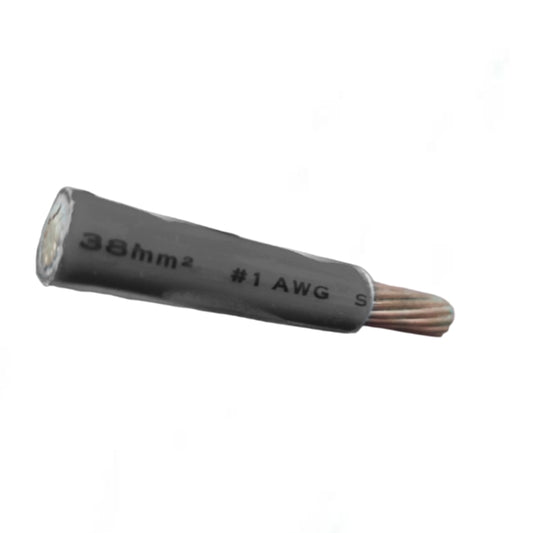 Philflex THHN Wire 38mm Stranded 1 AWG (Per Meter) Black