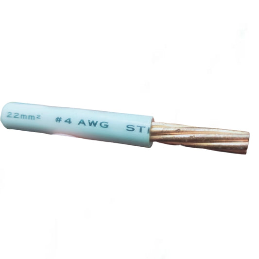 Philflex THHN Wire 22mm 4 AWG Stranded, Pre Cut (Per Meter) White