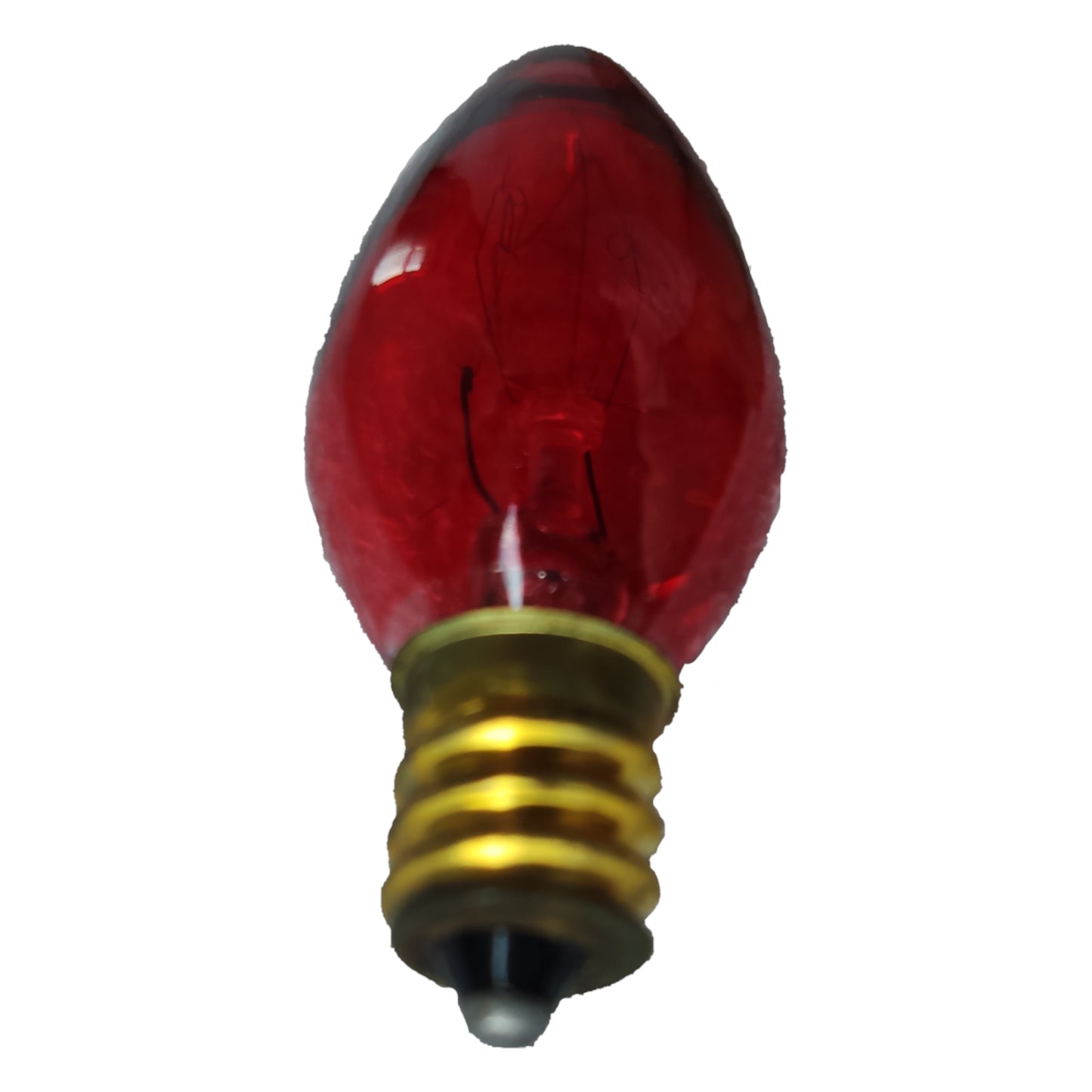 Pollux 5W Pilot Light E12 220V C7 1/2 Small Candle Shape Bulb Clear Tint Color Available in Clear, Green, Red, Blue and Yellow