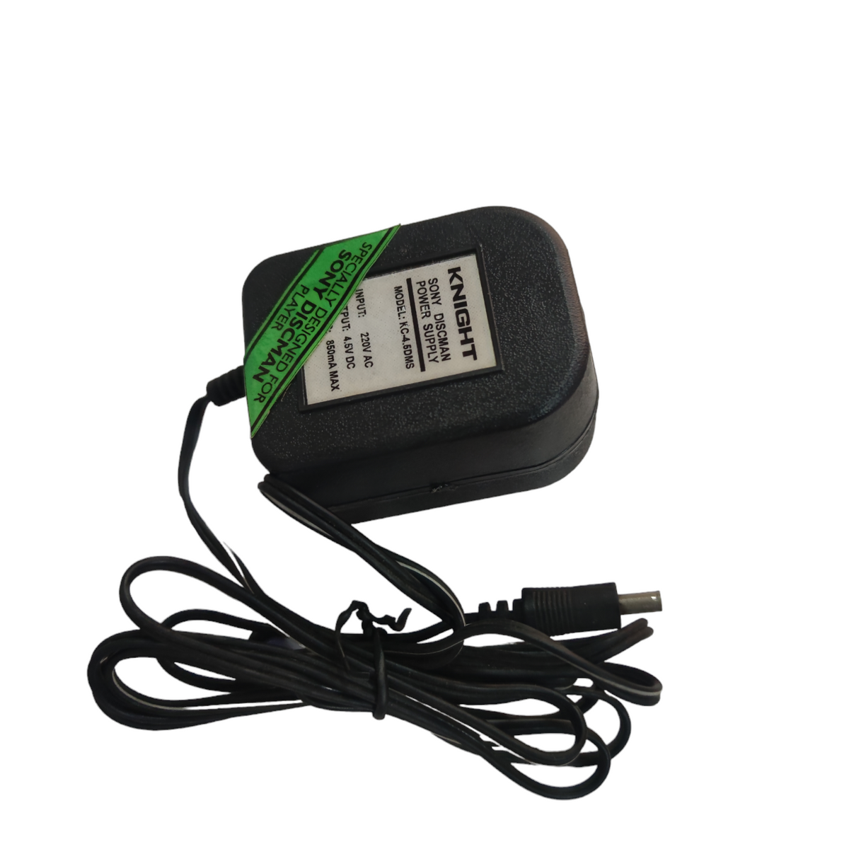 Knight Power Supply Output 220V Input Adapter with a black body and attached cable