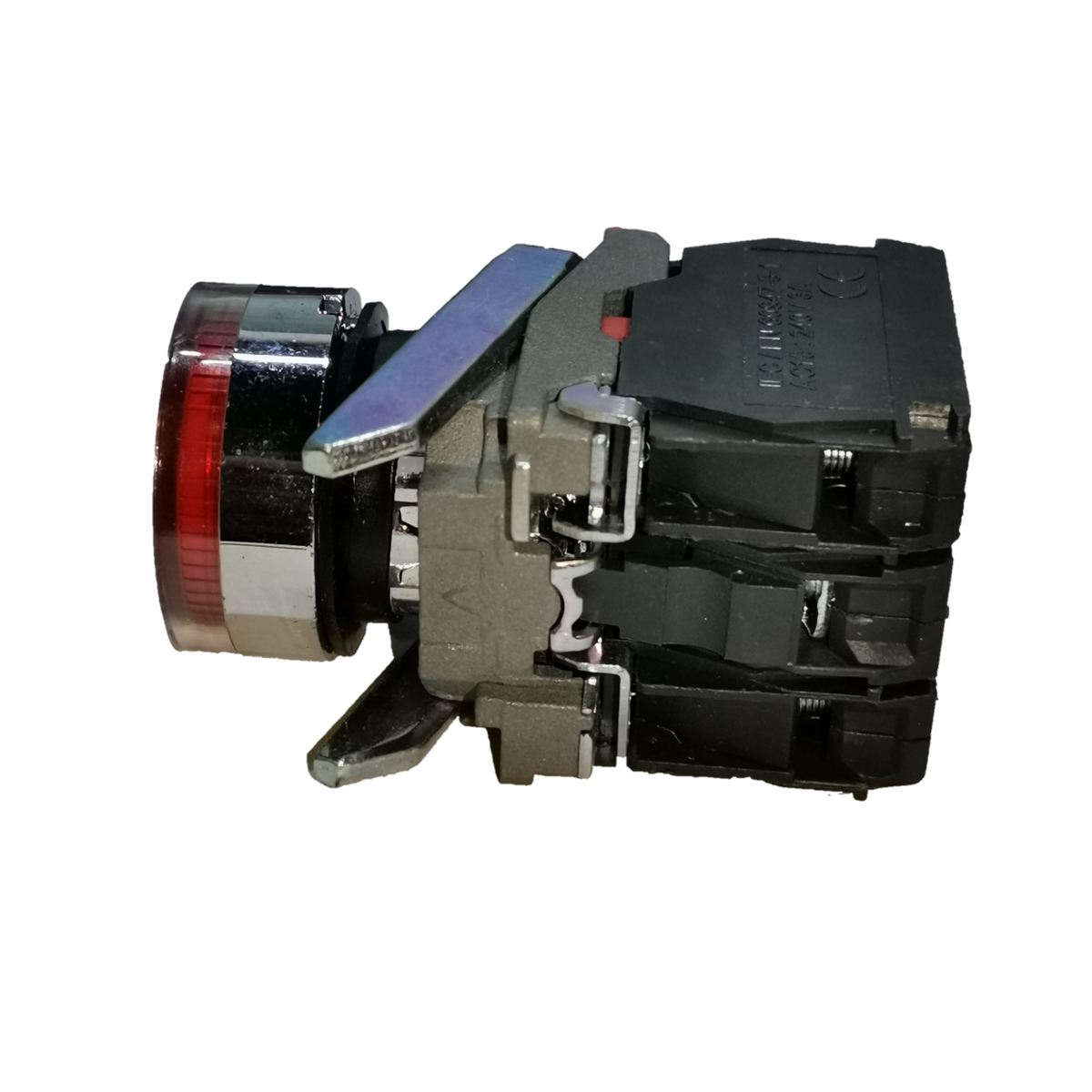 Sassin metal push button with indicator light designed for durable and reliable performance in electrical applications
