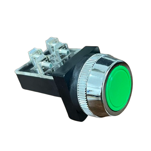 Auspicious Green 30mm Push Button Switch 3A 2NO/2NC