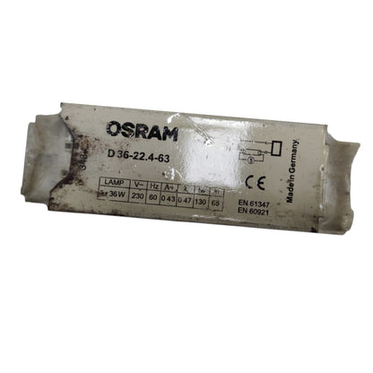 An Osram replacement lamp for D36-22.4-63, model D36-22.