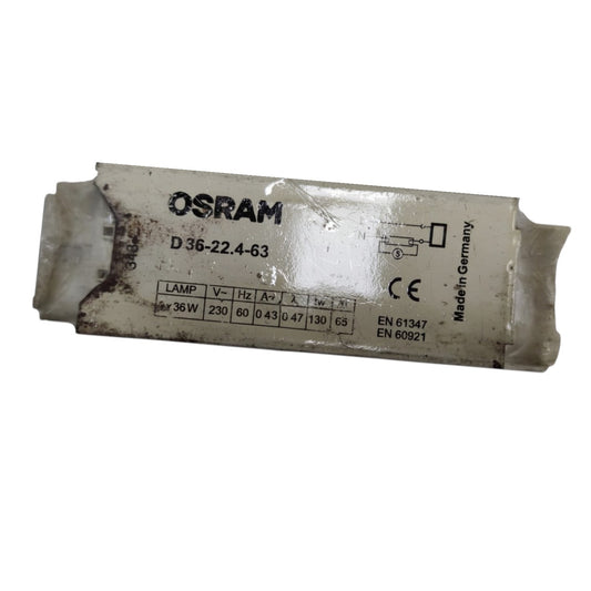 An Osram replacement lamp for D36-22.4-63, model D36-22.