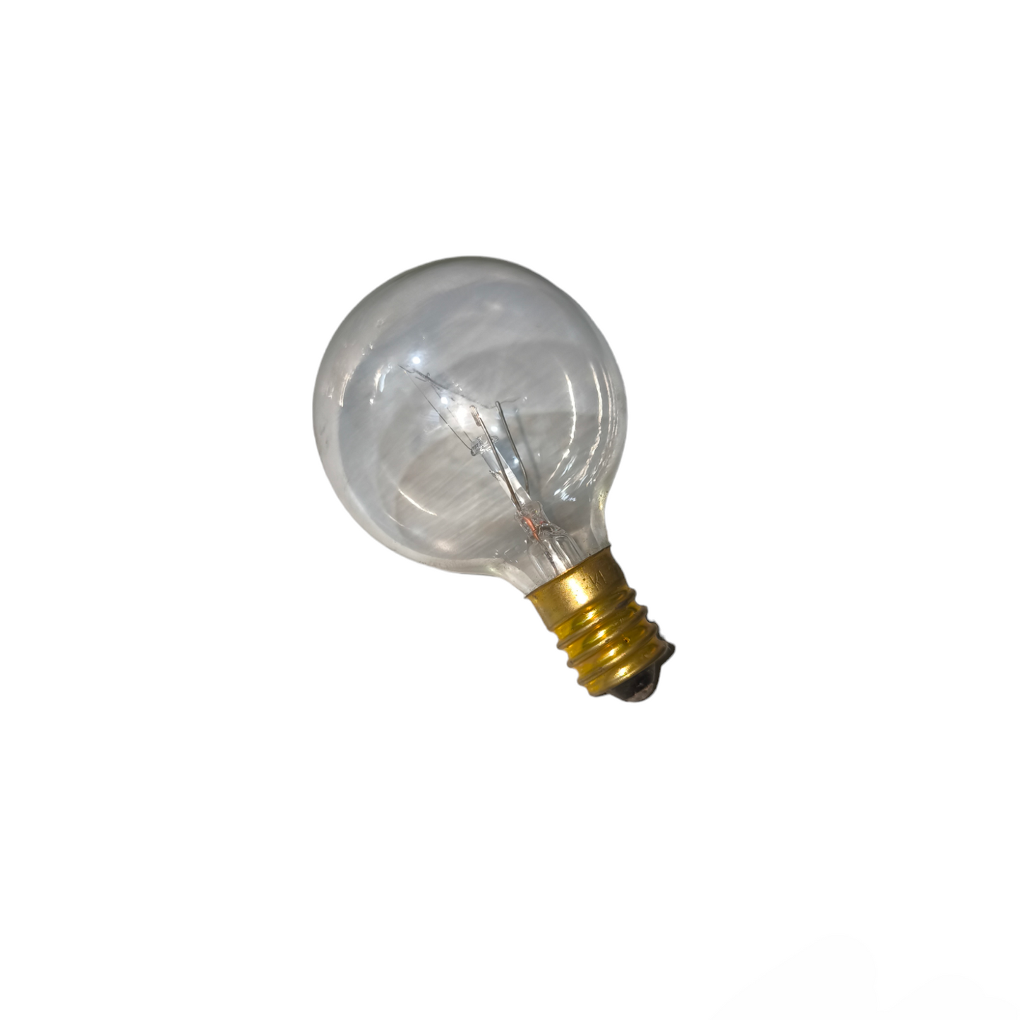 40W E14 incandescent bulb 220V with clear glass and brass screw base from China