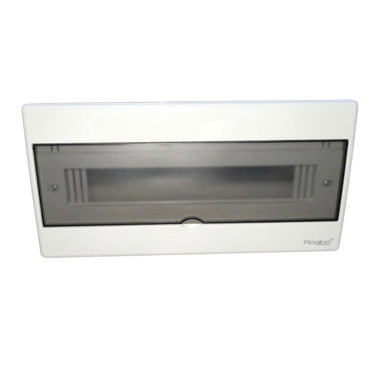 Regina 18 Ways Plastic Distribution Box with Bus Bar for Miniature Circuit Breaker Surface or Recessed Type RDB1418 Electx Electrical Supply