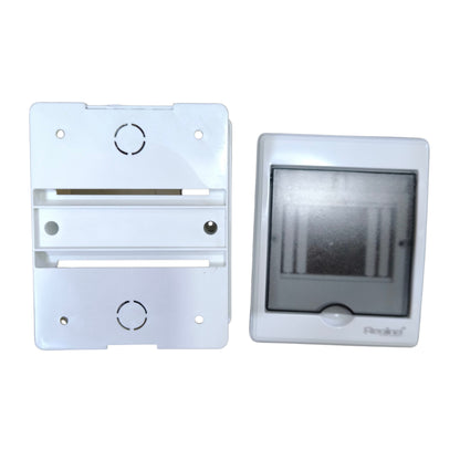 Regina 2-4 Ways Plastic Distribution Box For Miniature Circuit Breaker Surface or Recessed Type RDB0204 Electx Electrical Supply