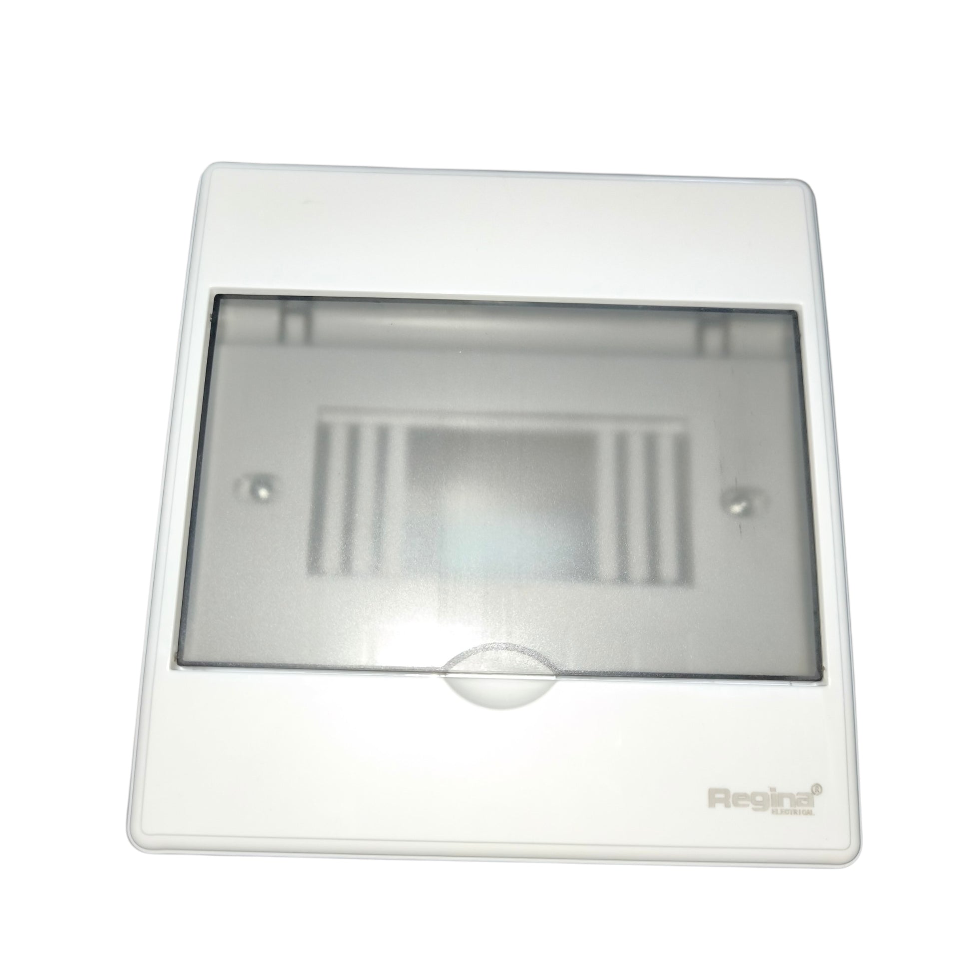 Regina 6 Ways Plastic Distribution Box with Bus Bar For Miniature Circuit Breaker Surface or Recessed Type RDB0206 Electx Electrical Supply