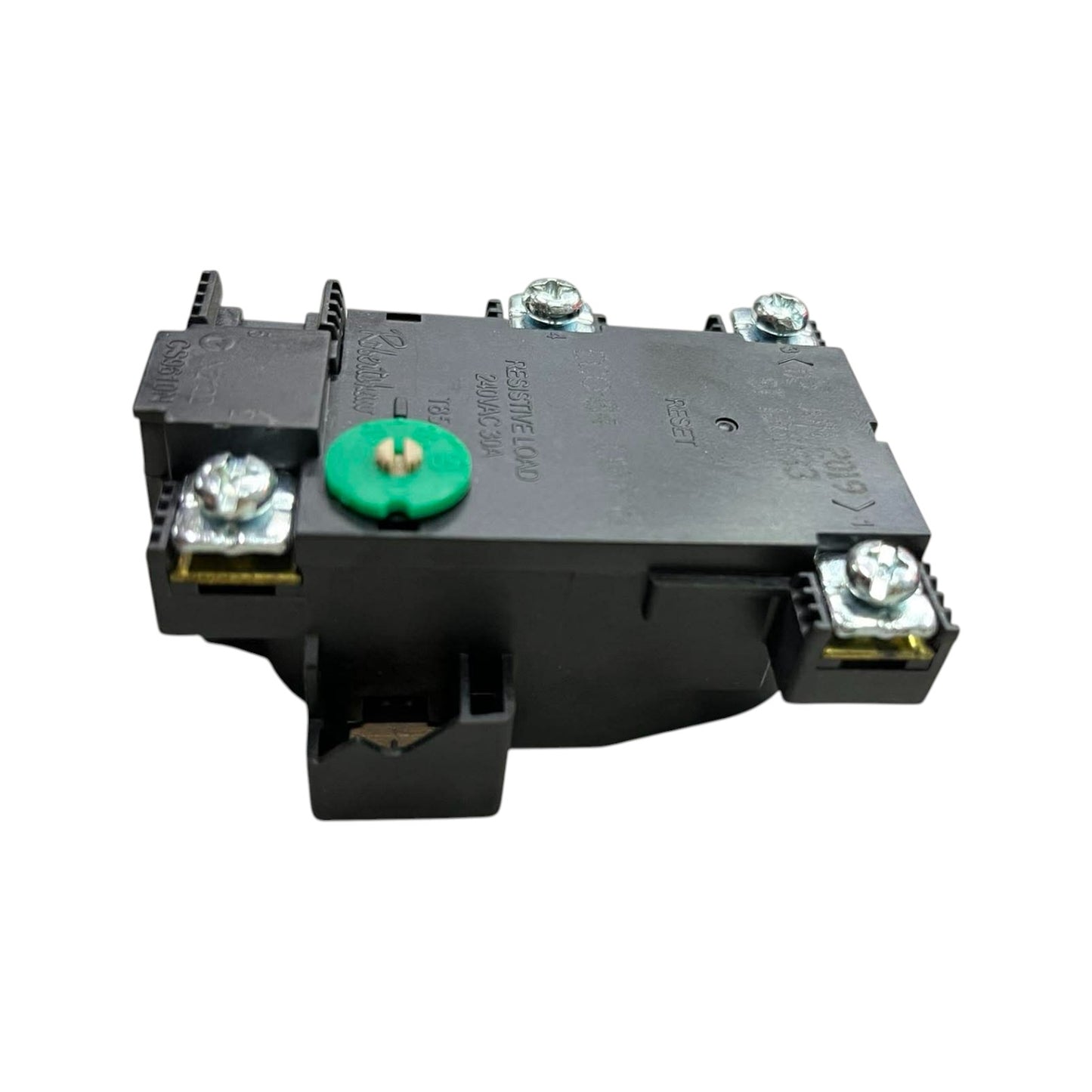 Electrical component with a green button on a white background Robertshaw Thermostat ST1301133 Aftermarket Kit ST13-70K SPST Range 50-70°C OTC 88°C Surface Mount Solar Hot Water Thermostat Electx Electrical Supply