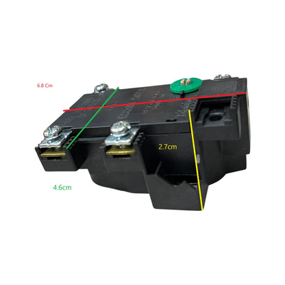 Electrical component with labeled dimensions on a white background Robertshaw Thermostat ST1301133 Aftermarket Kit ST13-70K SPST Range 50-70°C OTC 88°C Surface Mount Solar Hot Water Thermostat Electx Electrical Supply