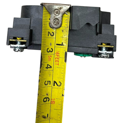 Tape measure with a black metal clip on a white background Robertshaw Thermostat ST1301133 Aftermarket Kit ST13-70K SPST Range 50-70°C OTC 88°C Surface Mount Solar Hot Water Thermostat Electx Electrical Supply