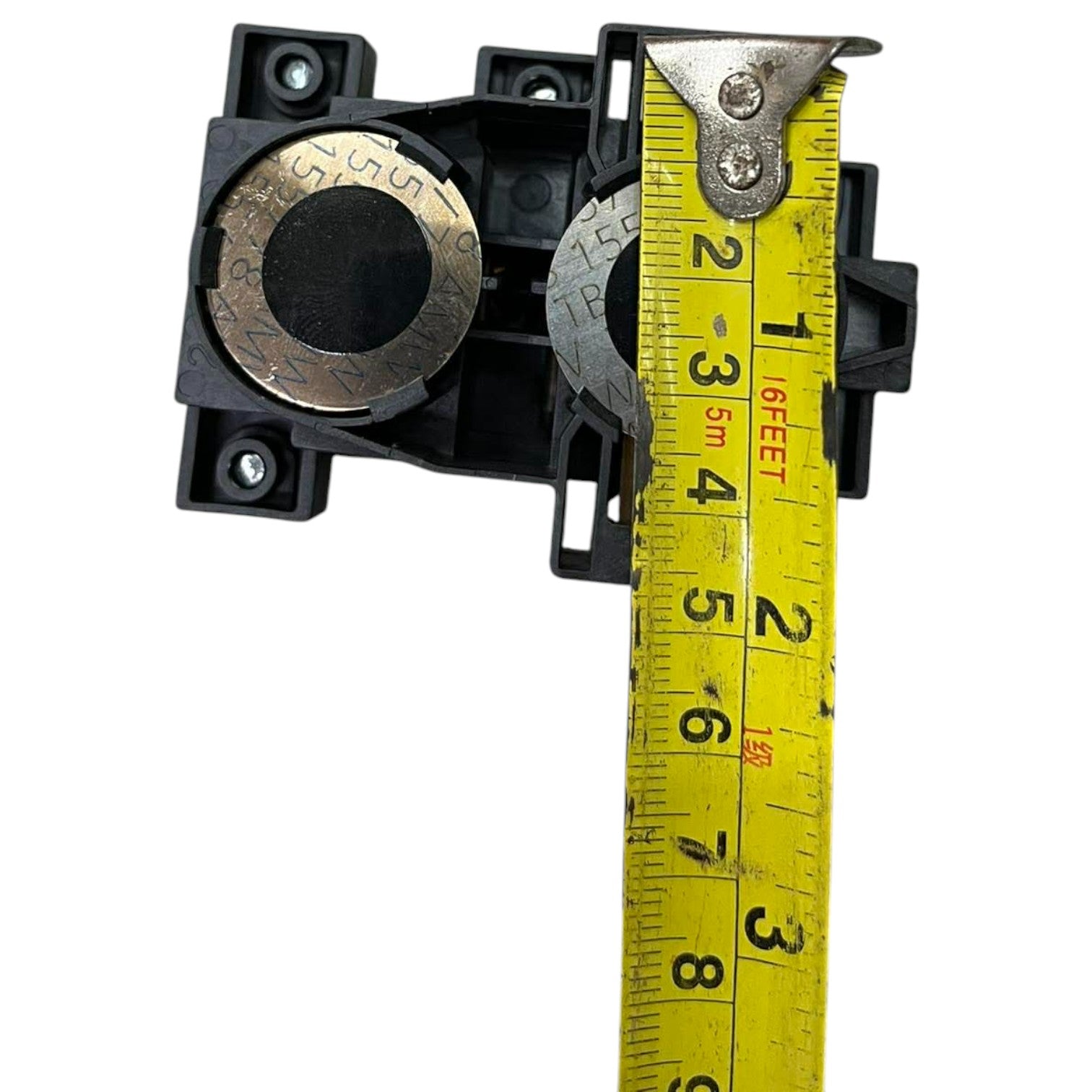 Yellow measuring tape with black casing on a white background Robertshaw Thermostat ST1301133 Aftermarket Kit ST13-70K SPST Range 50-70°C OTC 88°C Surface Mount Solar Hot Water Thermostat Electx Electrical Supply