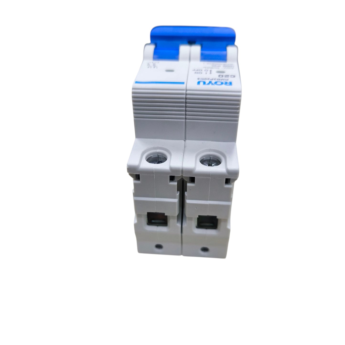 Royu 10A 2 Pole Miniature Circuit Breaker 4.5KAIC 220V RMB2P10C4
