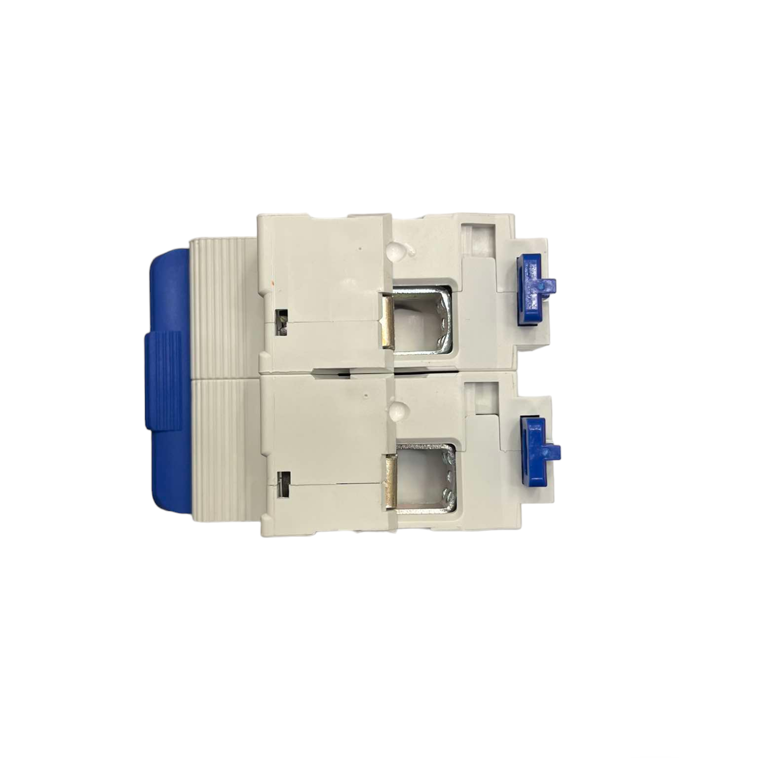 Royu miniature circuit breaker 220V with dual switches and blue locking mechanisms for electrical safety