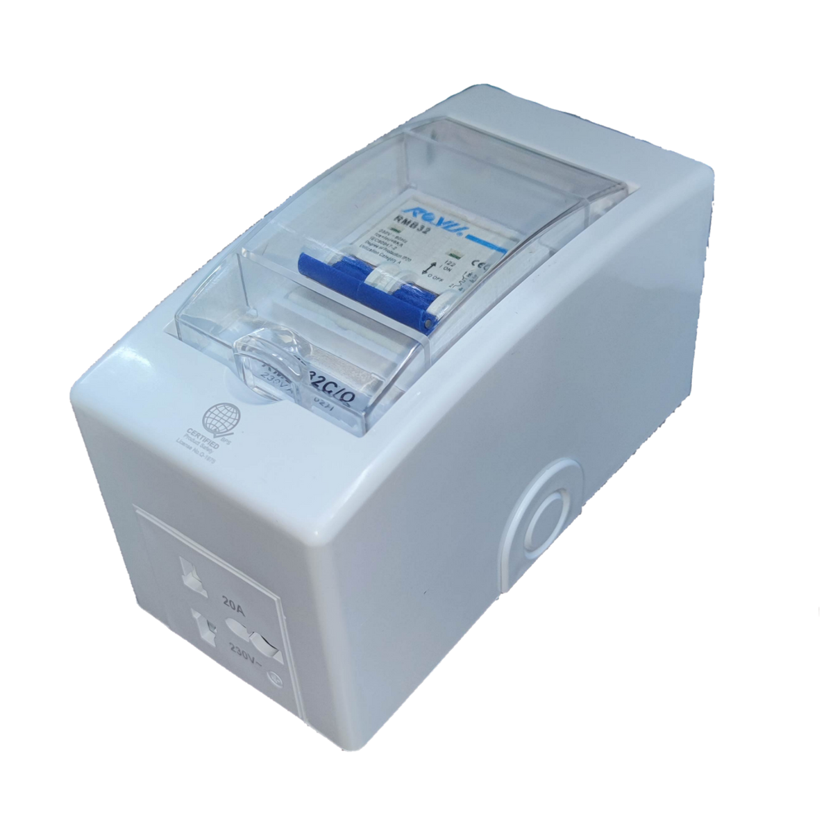 Royu 220V 6KIAC Circuit Breaker with Cover