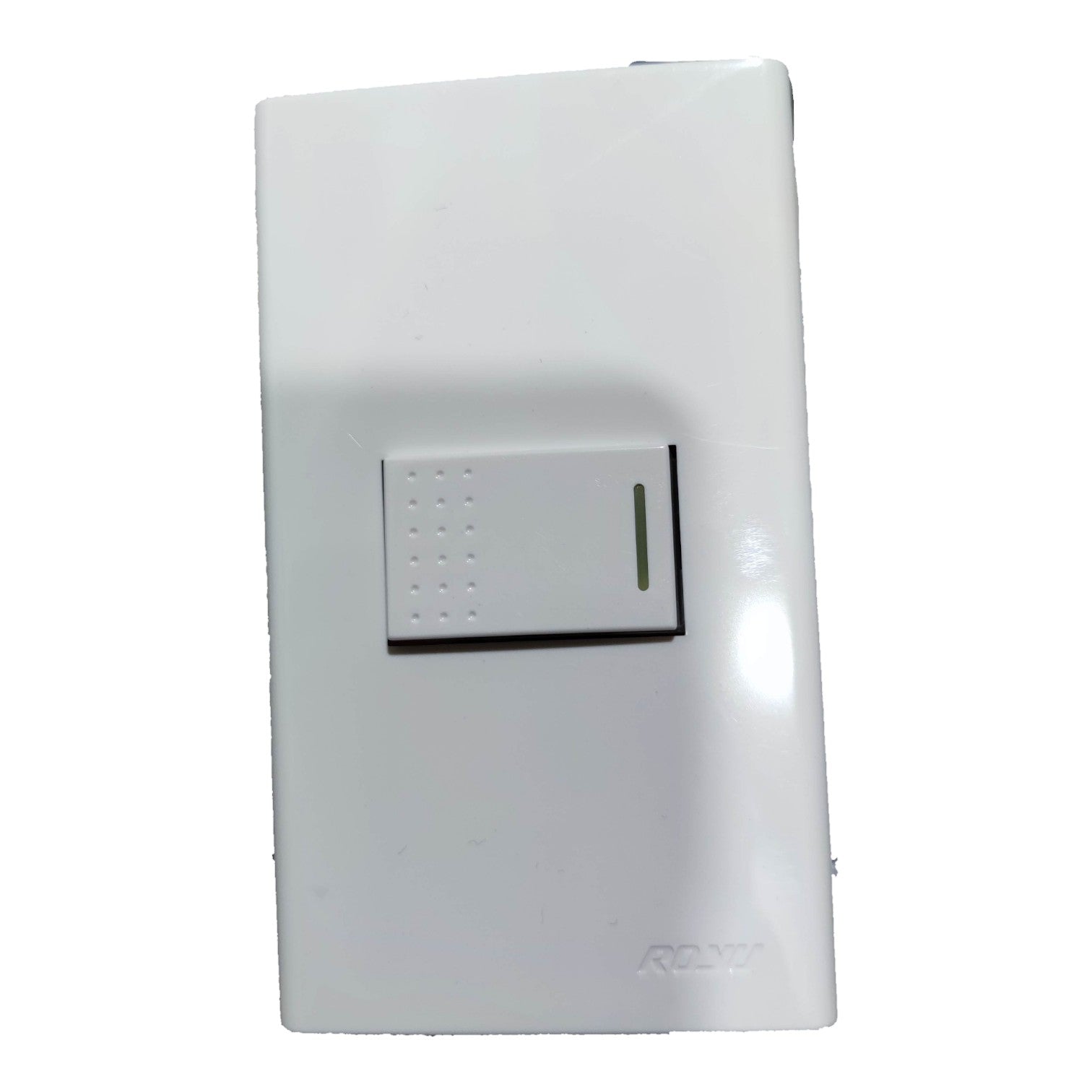 Royu 1 Gang 1 Way Switch Device with Plate Cover 10A 250V Wide Series RWP1/ RWS1A Electx Electrical Supply
