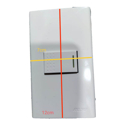 Royu 1 Gang 1 Way Switch Device with Plate Cover 10A 250V Wide Series RWP1/ RWS1A Electx Electrical Supply