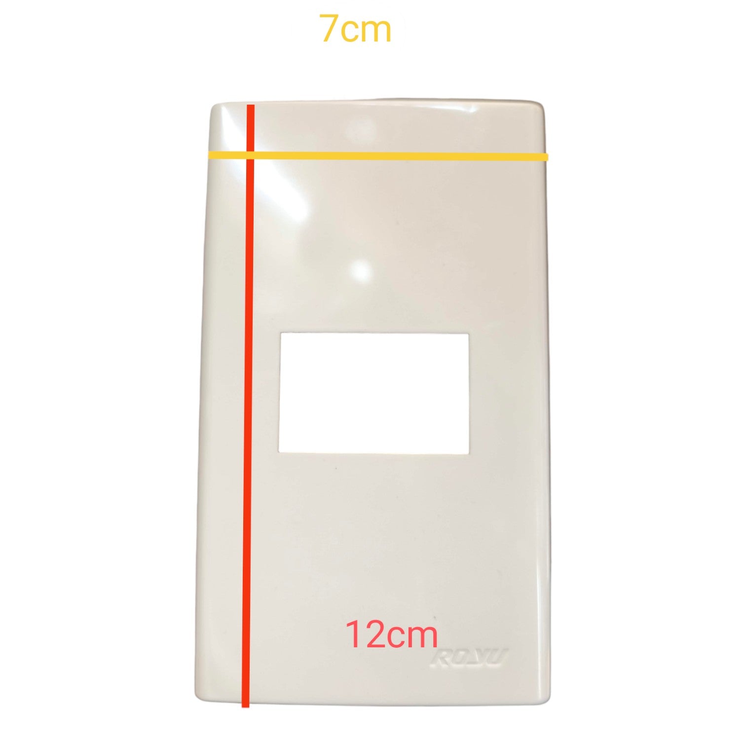 Royu 1 Gang Plate Wide Series RWP1 Electx Electrical Supply