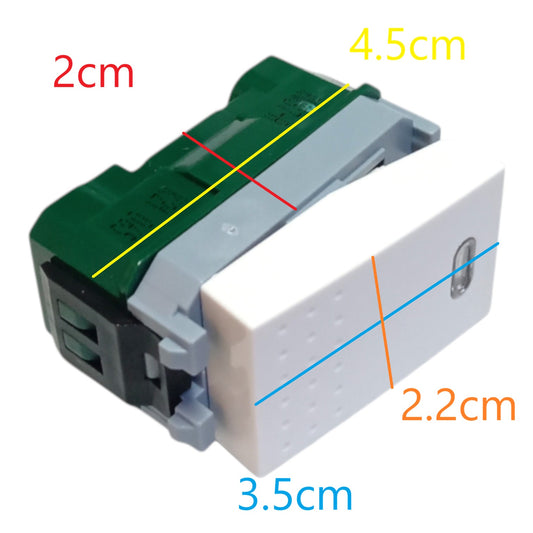 Royu 1 Way Switch Device Illuminated Switch 16A 250V Wide Series RWS7-A Electx Electrical Supply