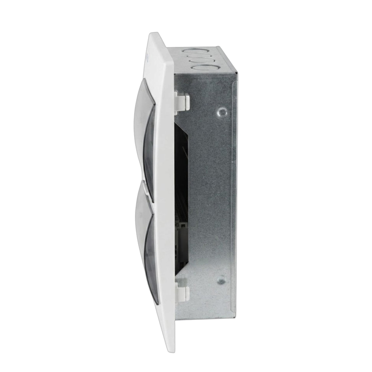 Royu 24 Ways Flush Type Metal Base Distribution Box with Busbar for 24 Breakers 1 Pole RUMF01D1N24