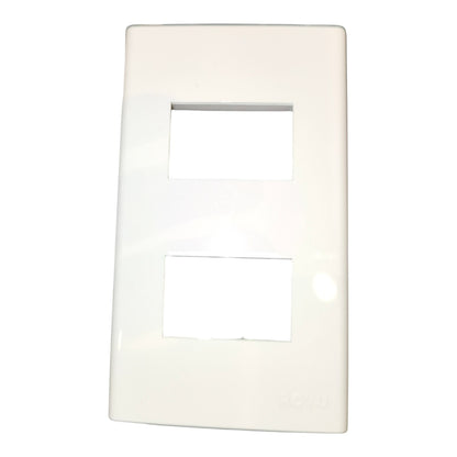 Royu 2 Gang Plate Cover Device Wide Series RWP2 Electx Electrical Supply