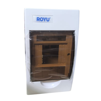 Product packaging with 'ROYU' branding on a white background