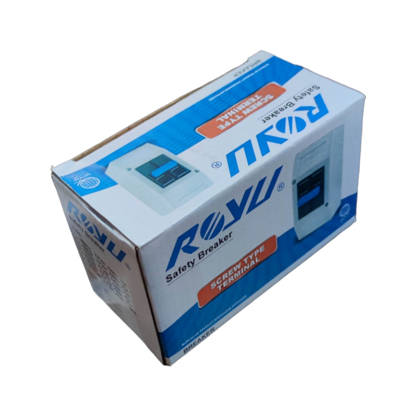 Royu 60A 2 Pole 10KAIC 220V Circuit Breaker with PVC Enclosure RSB60A