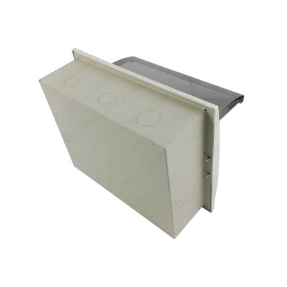 Royu 8 Ways Flush Type Metal Base Distribution Box with Busbar for 8 Breakers 1 Pole RUMF01D1N08