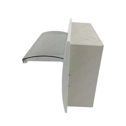 Royu 8 Ways Flush Type Metal Base Distribution Box with Busbar for 8 Breakers 1 Pole RUMF01D1N08
