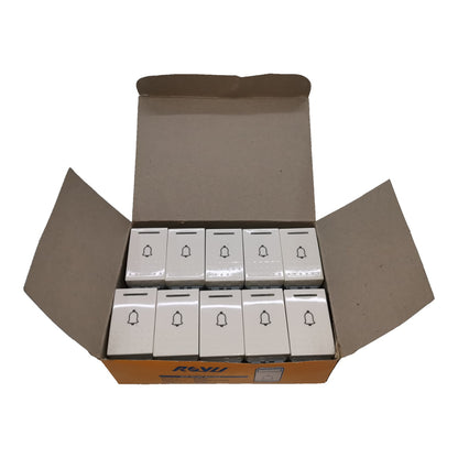 Royu Doorbell Switch 10A 250V Wide Series RWS4 10Pcs per Order Electx Electrical Supply