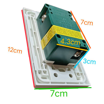 Royu GFCI Duplex Universal Outlet with Ground 20A 220V AC WD933