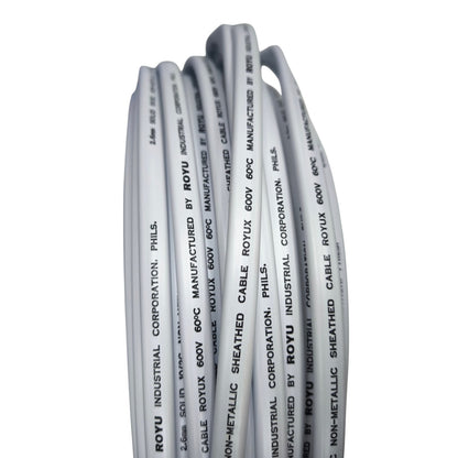 Royu PDX Wire 10/2 AWG Romex Cable 2.6mm coiled wire close-up