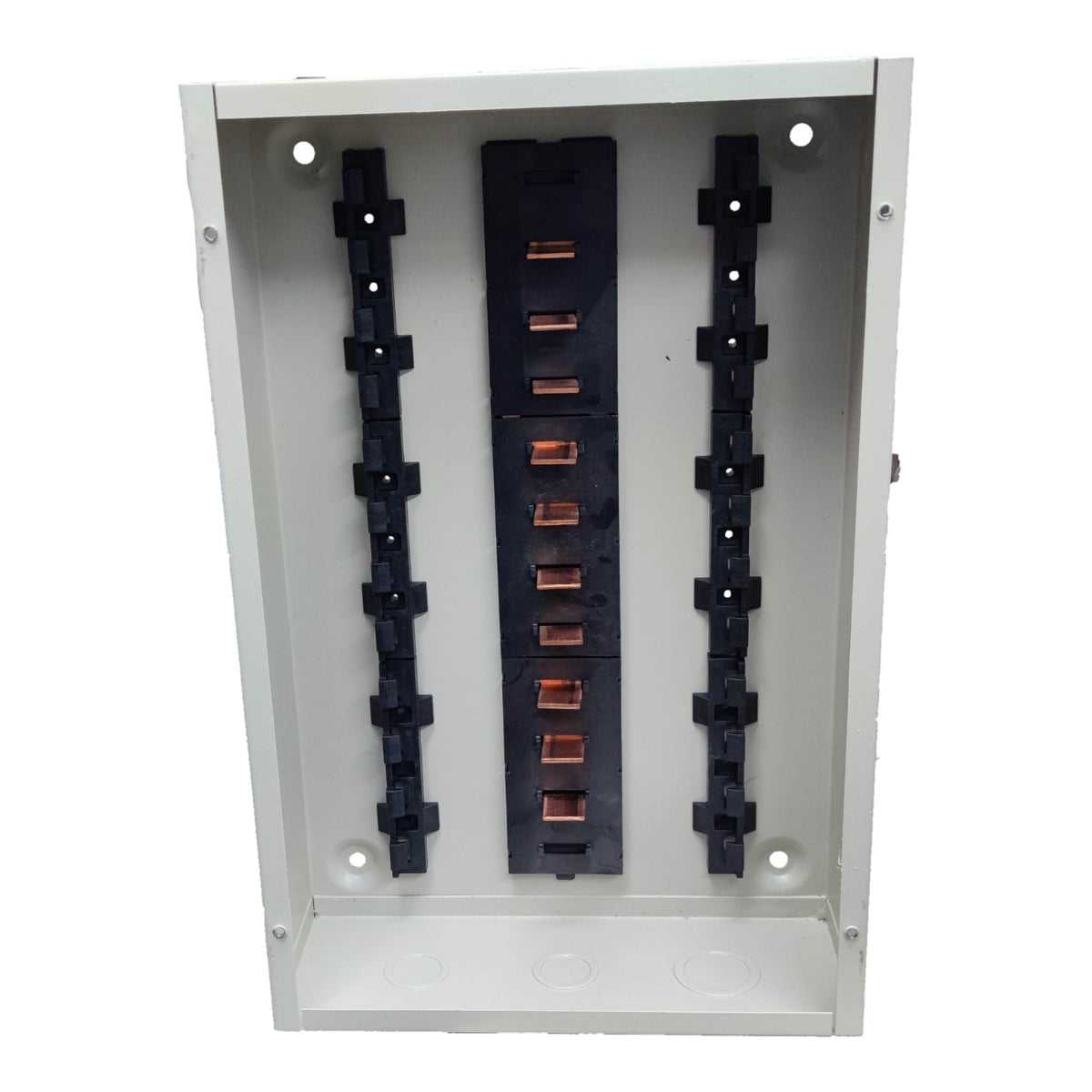 Royu Panel Board 5x5 10 Holes for 2 Pole Plug in Circuit Breaker 10 Breakers 2 Pole Plug in Panel Box 8 Branches RPF01P2N10 I Electx Electrical Supply