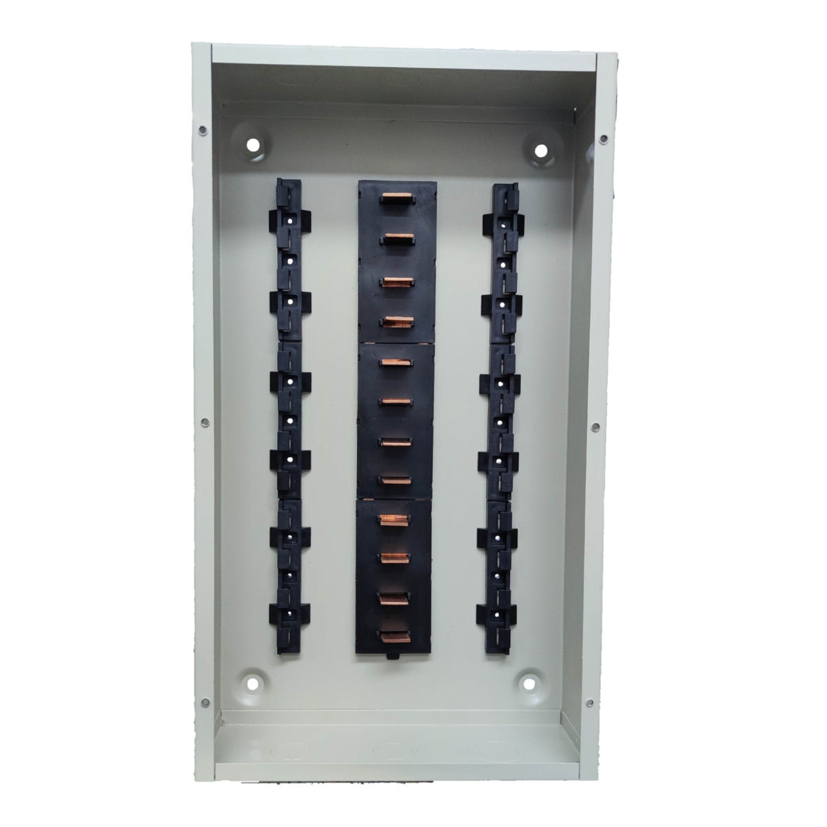 Royu Panel Board 6x6 12 Holes for 2 Pole Plug in Circuit Breaker 12 Breakers 2 Pole Plug in Panel Box 10 Branches RPF01P2N12 I Electx Electrical Supply