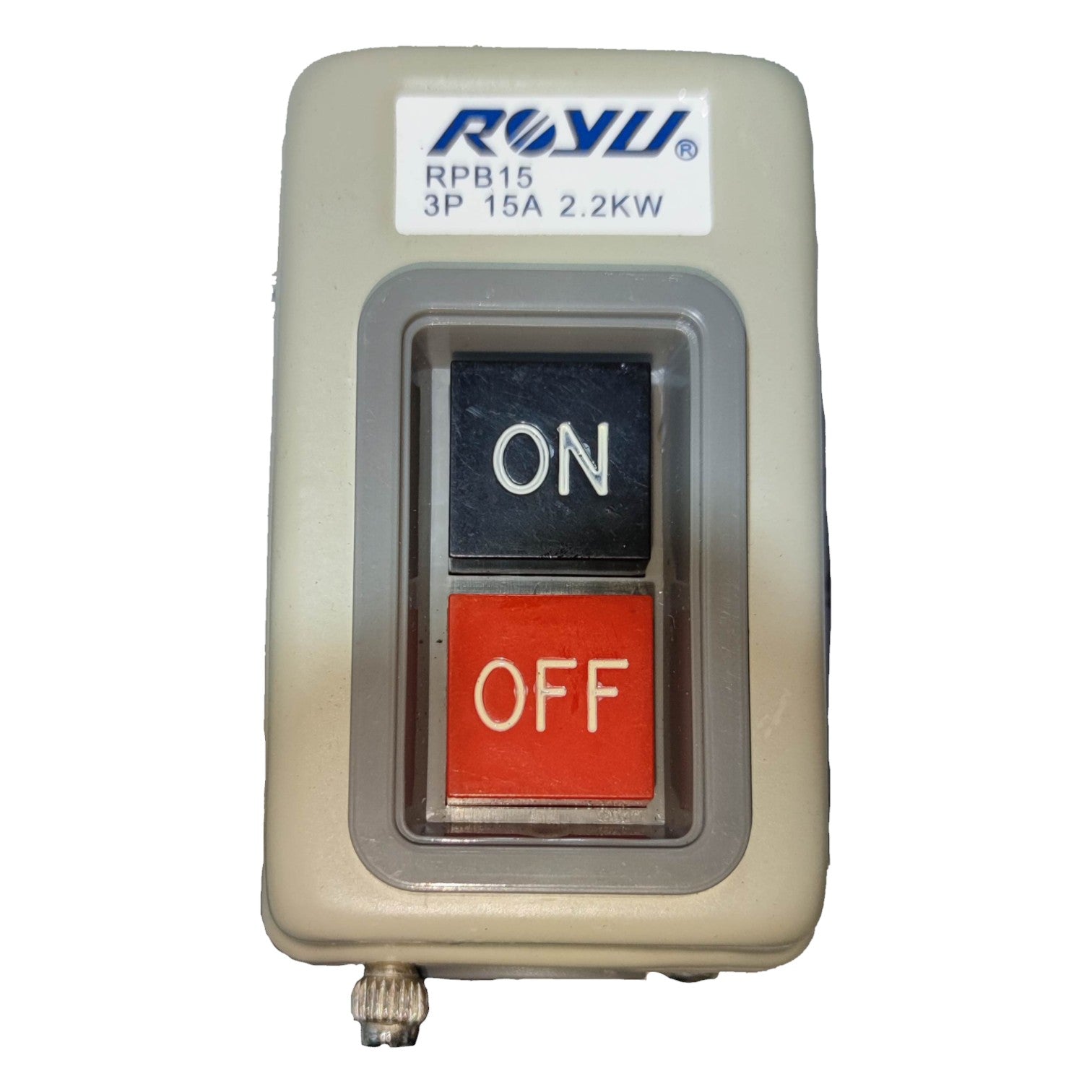 Royu Push Button Switch 15A 250V 3 Pole RPB15 – Electx Electrical Supply