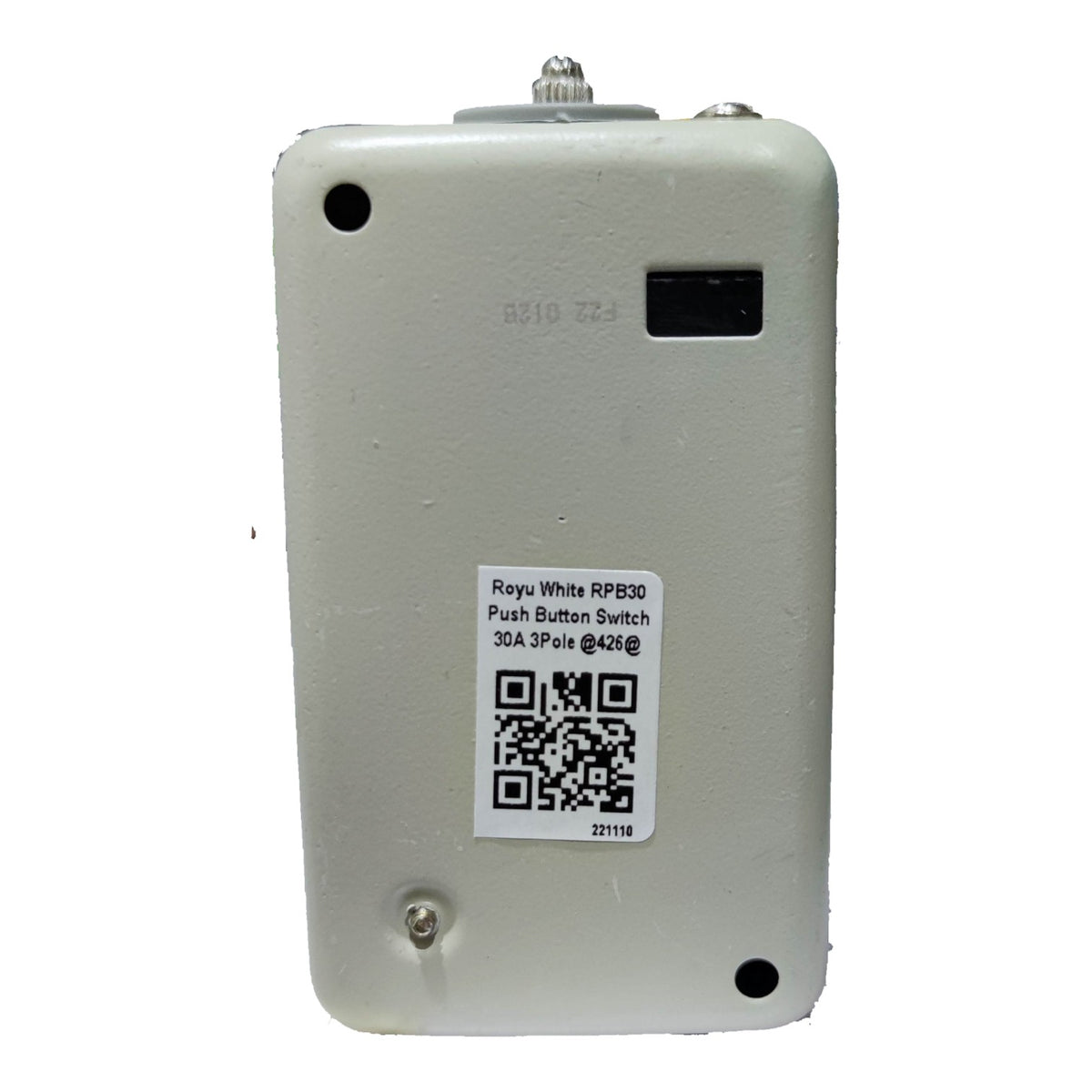 Royu Push Button Switch 30A 250V 3 Pole RPB30 Electx Electrical Supply