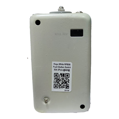 Royu Push Button Switch 30A 250V 3 Pole RPB30 Electx Electrical Supply