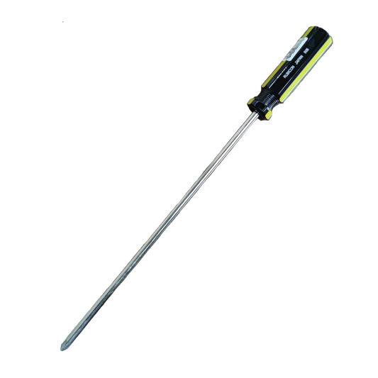 Rubicon Philip Screw Driver 906 300mm with black and yellow ergonomic handle