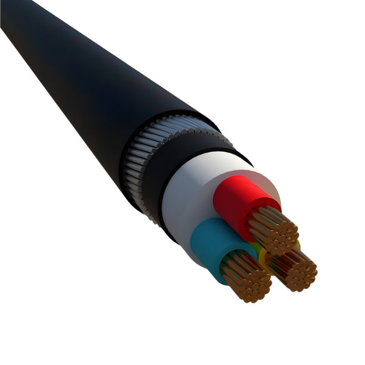 SEC XLPE Armored Power Cable 0.6/1kV 4 Core x 2.5mm IEC 60502-1 CU/XLPE/FR-PVC/SWA/FR-PVC