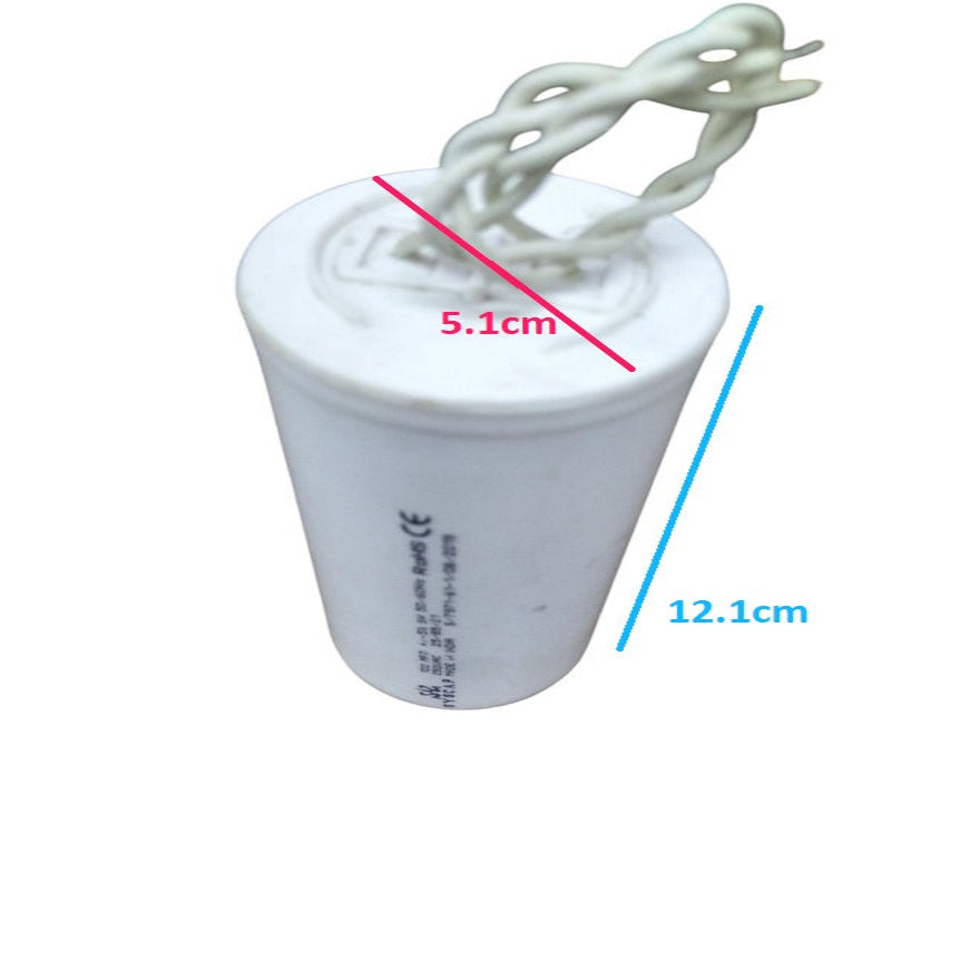 SYSCAP 100MFD 250V AC Motor Running capacitor with a compact design for electrical applications