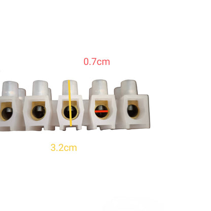 Sassin 100A 12 Pairs PVC Terminal Block