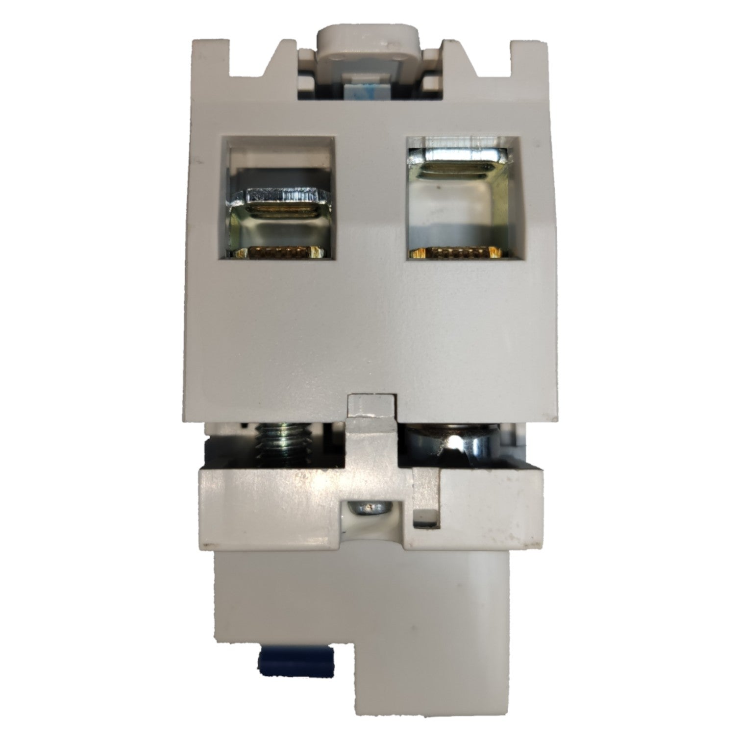 Electrical junction box with multiple ports on a white background