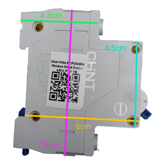 Sassin 2A 1 Pole Miniature Circuit Breaker 4.5 KAIC 220V  DIN Rail Type MCB 3SB1-63C2 Electx Electrical Supply