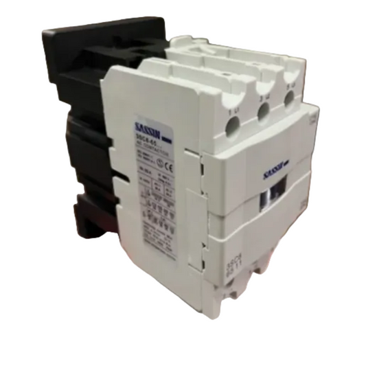 Sassin Magnetic Contactor 65A 3P 1NO/1NC Auxiliary Contact 50/60Hz 220V 3SC8-6511